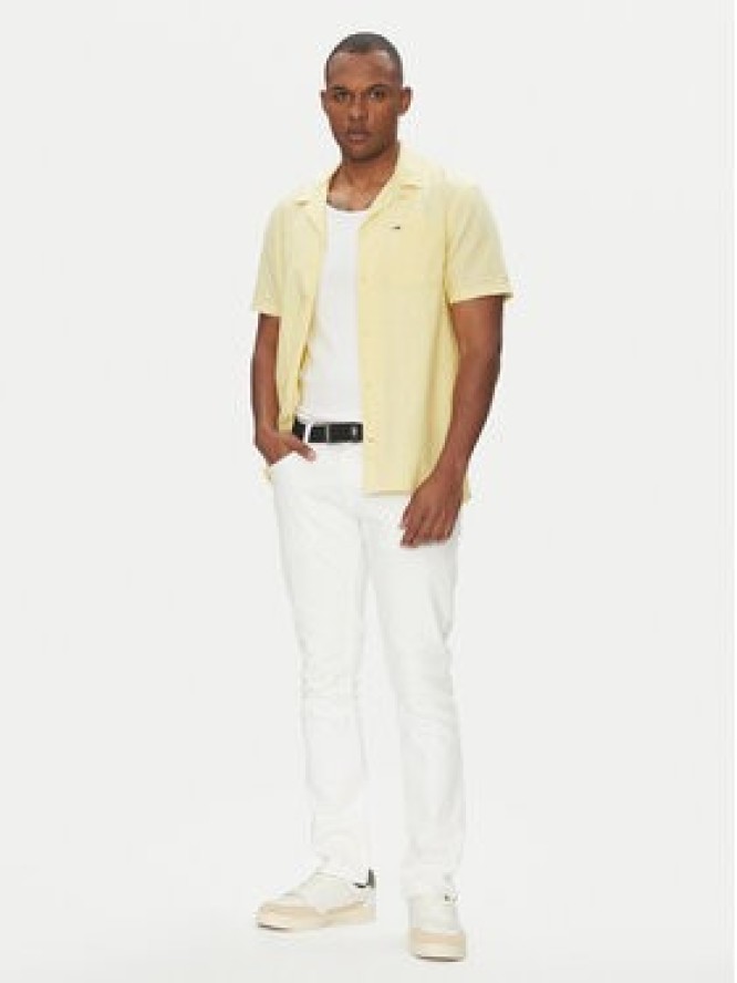 Tommy Jeans Koszula DM0DM20895 Żółty Regular Fit