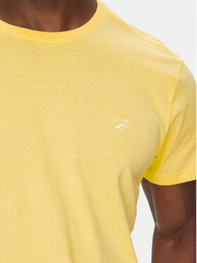 INDICODE T-Shirt Kloge 40-915 Żółty Regular Fit