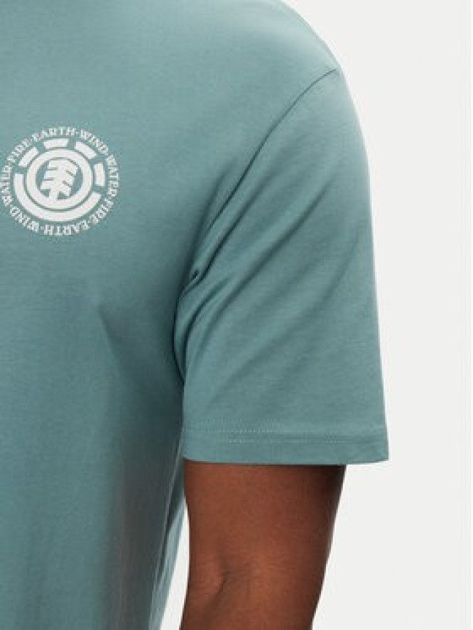 Element T-Shirt ELYZT00490 Zielony Regular Fit