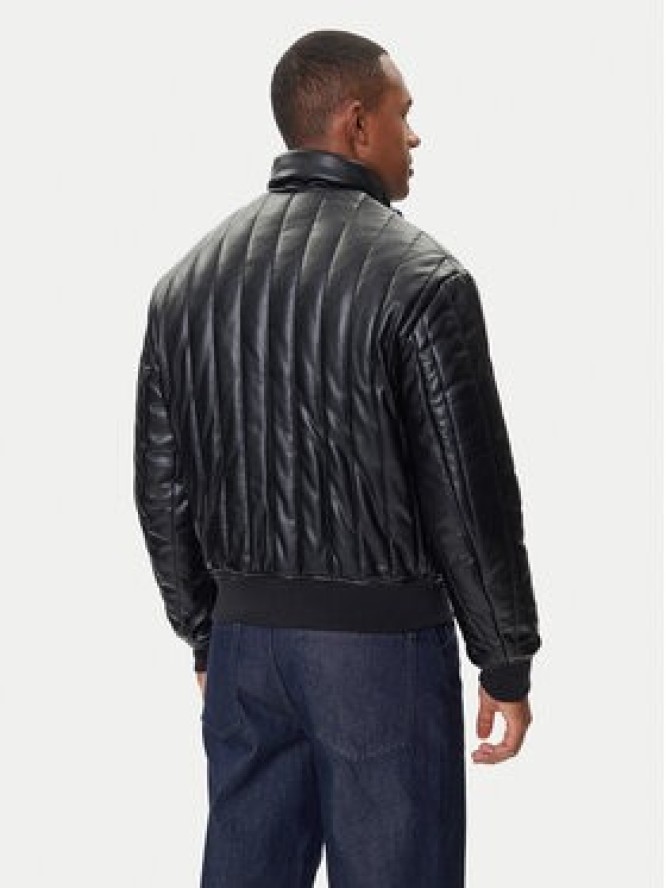 Armani Exchange Kurtka z imitacji skóry XM001124 AF16647 UC001 Czarny Regular Fit