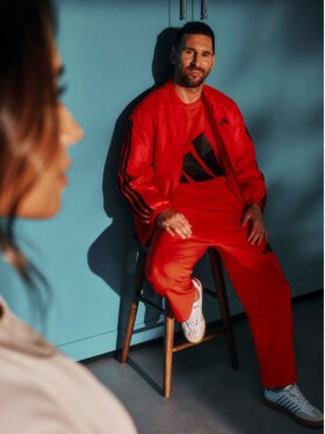 adidas T-Shirt Essentials Big Logo JE8934 Czerwony Regular Fit