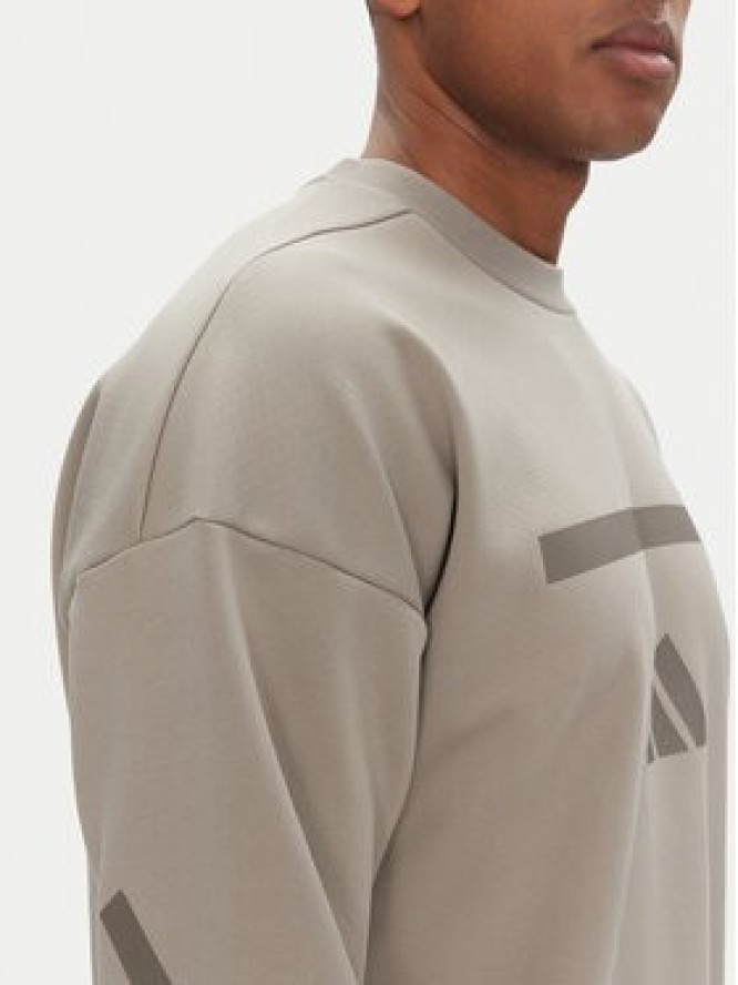 adidas Bluza Z.N.E. JP0383 Beżowy Loose Fit