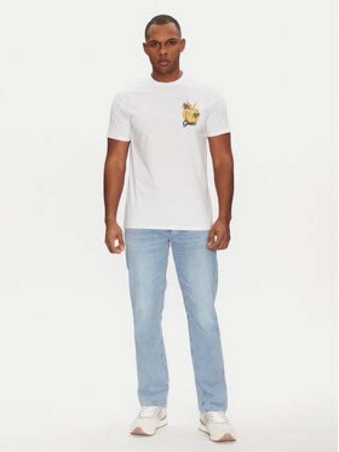 Guess T-Shirt M5GI58 KBW41 Biały Regular Fit