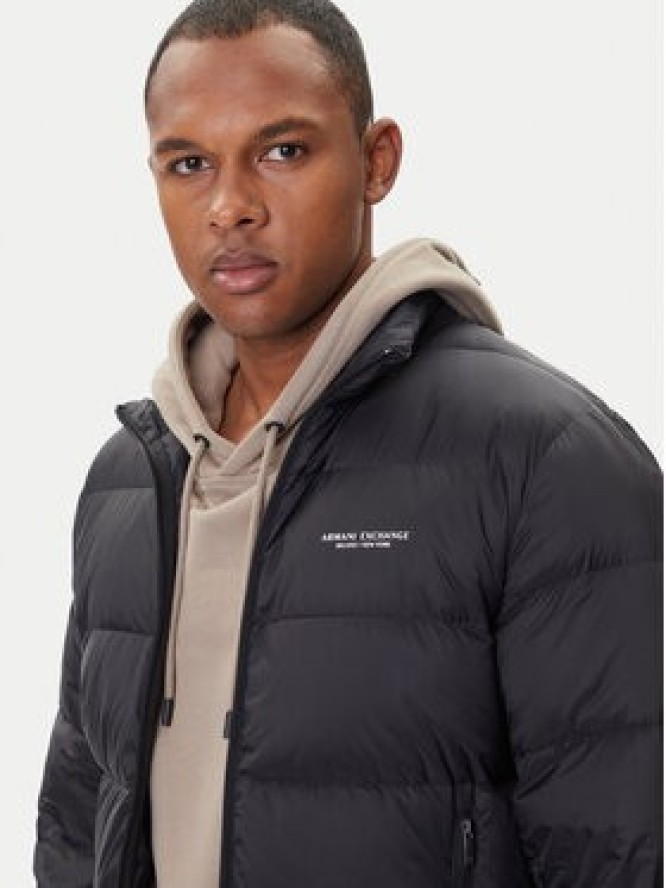 Armani Exchange Kurtka puchowa XM001575 AF16927 UC001 Czarny Regular Fit