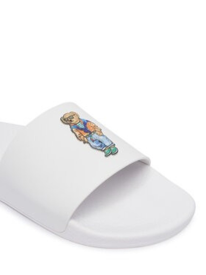 Polo Ralph Lauren Klapki Polo Bear Slide 809P09762001 Biały