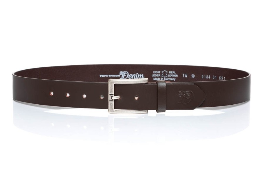 TOM TAILOR PASEK SKÓRZANY TM0184R01 691 40mm Gürtel Q.2647