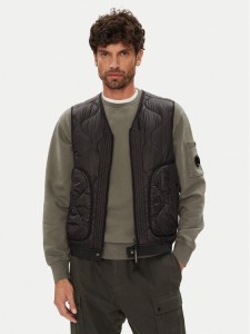 C.P. Company Kamizelka 19CMVE049A110158A Czarny Regular Fit