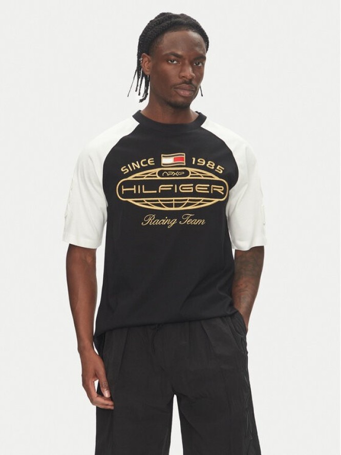 Tommy Hilfiger T-Shirt F1 Movie MW0MW41389 Czarny Regular Fit