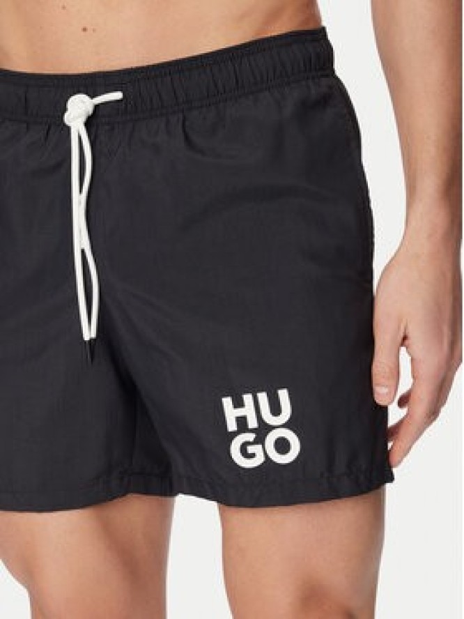 HUGO Szorty kąpielowe Paolo 50545464 Czarny Regular Fit