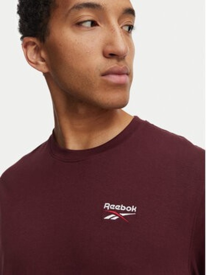Reebok T-Shirt Aurek RK25743CCM Bordowy Regular Fit