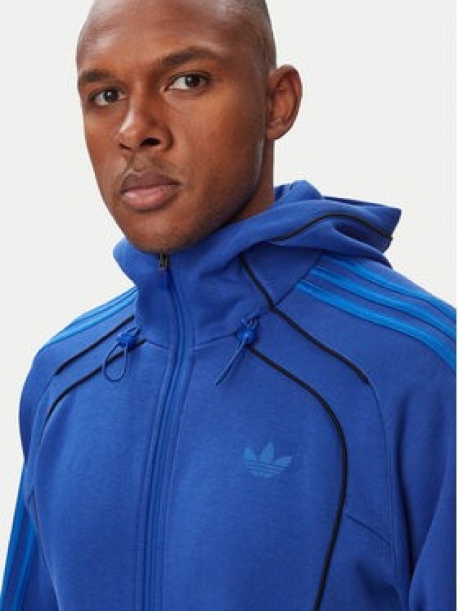 adidas Polar Spacer Teamgeist 26 Cutline Fullzip Hoodie KW0887 Niebieski Regular Fit