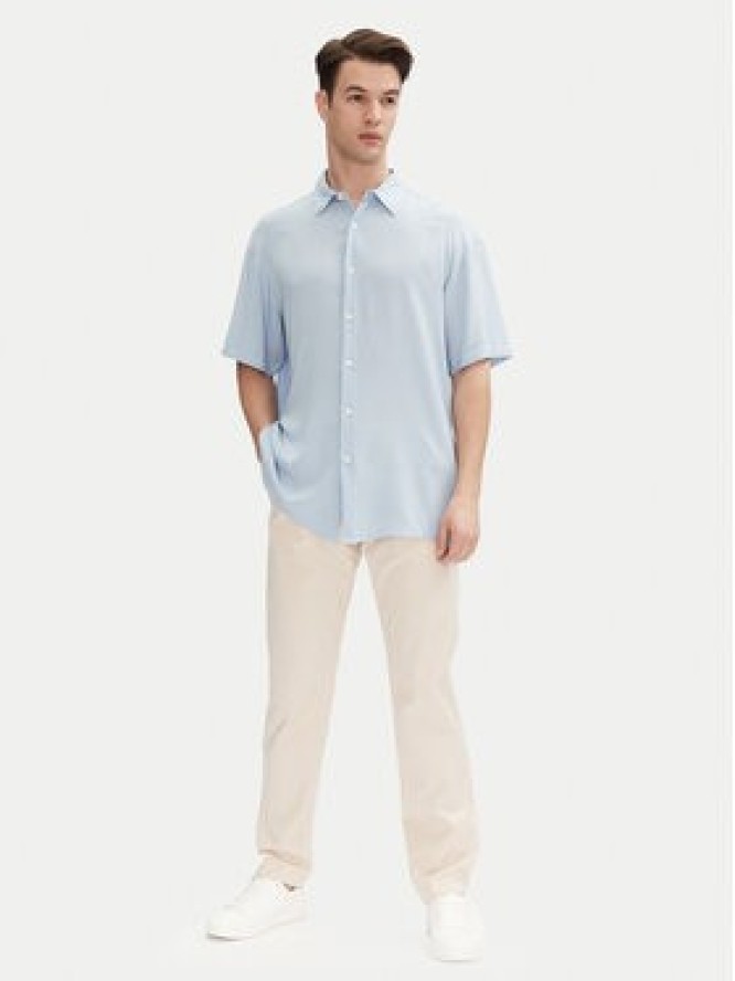 Jack & Jones Koszula Joshua 12271078 Błękitny Relaxed Fit