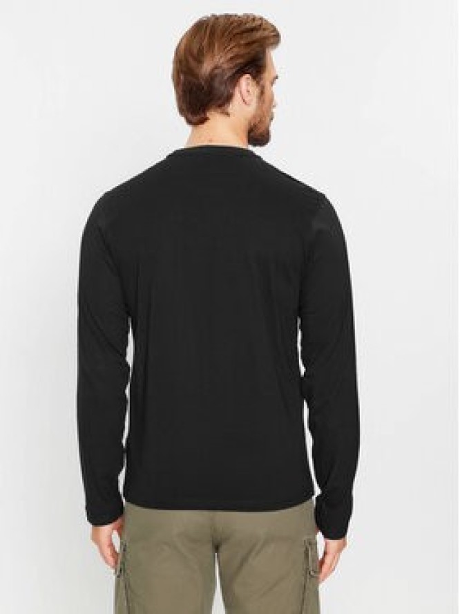 Napapijri Longsleeve Salis NP0A4HN7 Czarny Regular Fit