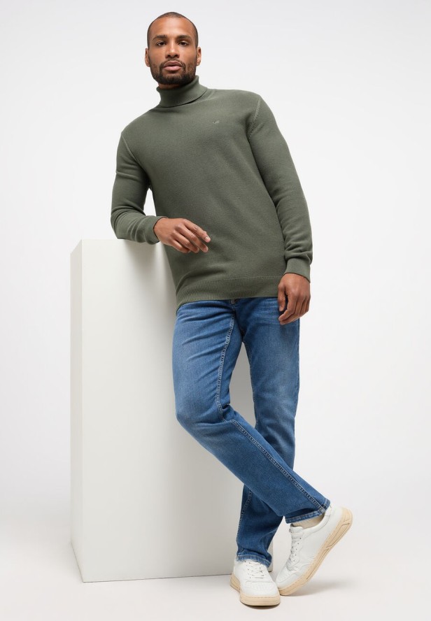 MĘSKIE SPODNIE JEANSOWE MUSTANG OREGON SLIM K DENIM BLUE 1014260 5000 685