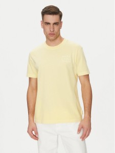 Marc O'Polo Denim T-Shirt 500 0006 040 Żółty Relaxed Fit