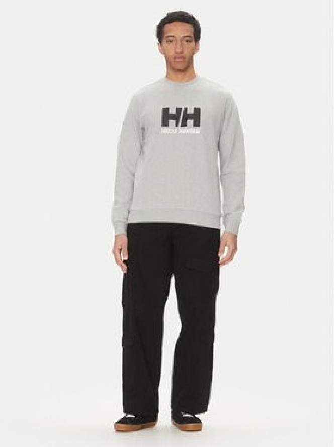 Helly Hansen Bluza Logo Crew 30395 Szary Regular Fit