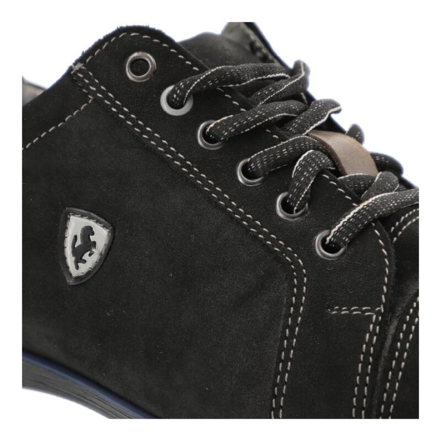 Czarne Półbuty Avanti Stylowe Obuwie Męskie