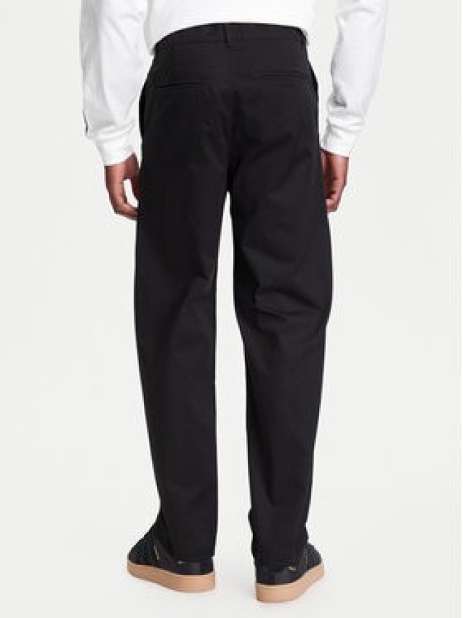 adidas Spodnie materiałowe Trefoil Essentials JD2442 Czarny Regular Fit