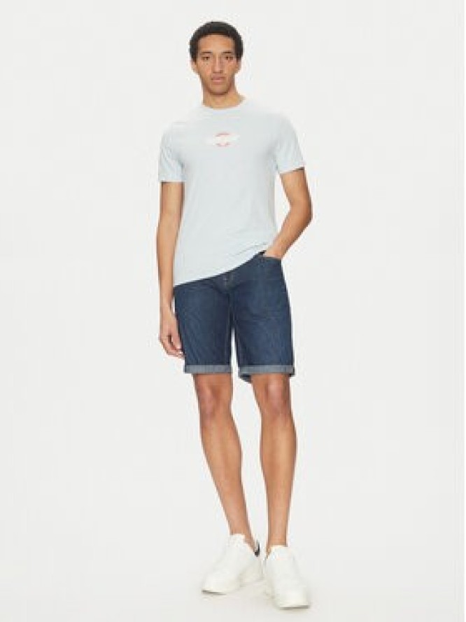 Guess Jeans T-Shirt M5GI23 K8HM0 Niebieski Slim Fit