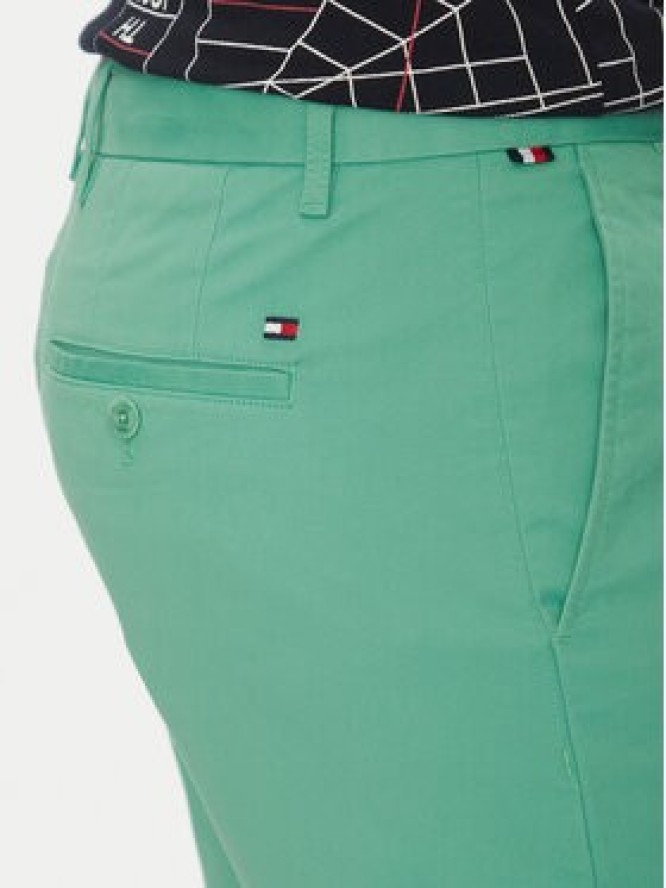 Tommy Hilfiger Szorty materiałowe Brooklyn MW0MW23563 Zielony Regular Fit