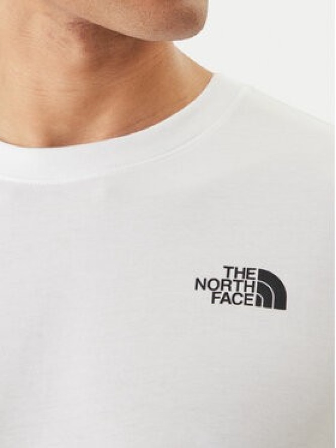 The North Face T-Shirt Vertical NF0A8GV1 Biały Regular Fit