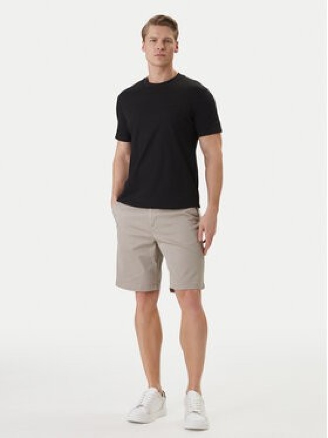 Calvin Klein Szorty materiałowe LV04LB600G Khaki Regular Fit