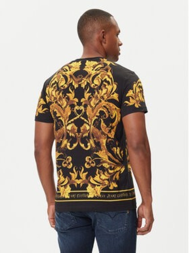Versace Jeans Couture T-Shirt 79GAH6SB JS505 Czarny Regular Fit