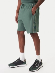 EA7 Emporio Armani Szorty sportowe 7M001501 AF12660 U7260 Zielony Regular Fit