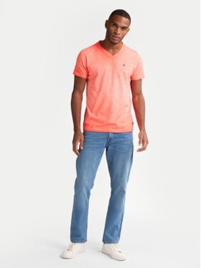 Petrol Industries T-Shirt M-1050-TSV662 Pomarańczowy Regular Fit