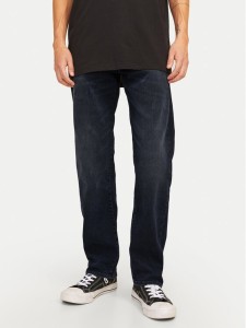 Jack & Jones Jeansy Chris 12259169 Granatowy Relaxed Fit