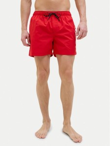 Jack & Jones Szorty kąpielowe Maui 12275129 Czerwony Regular Fit