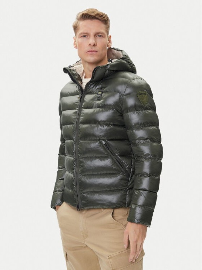 Blauer Kurtka przejściowa 25WBLUC02079 Zielony Regular Fit