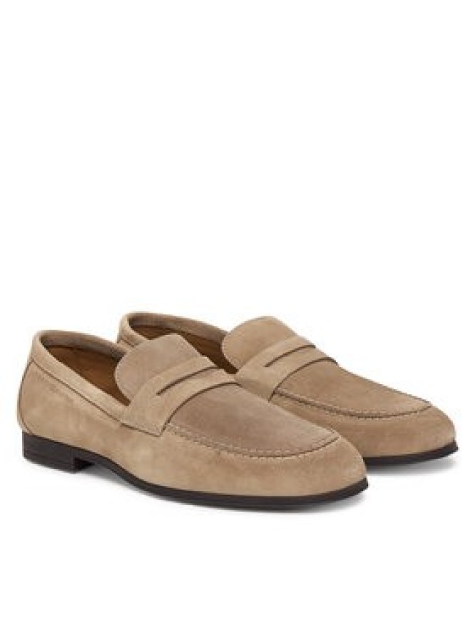 Tommy Hilfiger Lordsy Flexible Slim Suede Loafer FM0FM05745 Beżowy