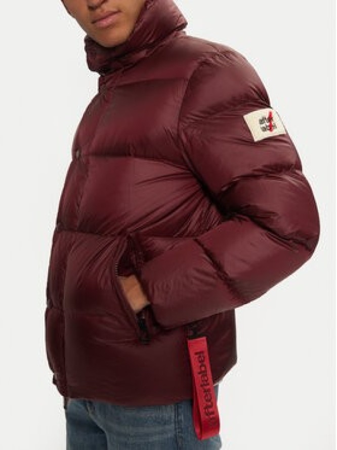 After Label Kurtka puchowa Chamonix A00015 Bordowy Regular Fit