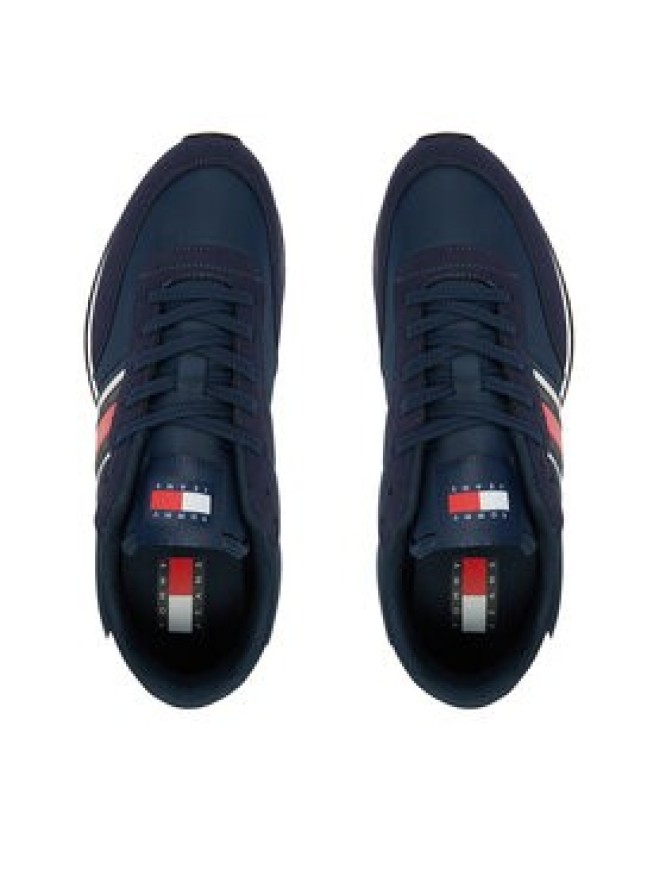 Tommy Jeans Sneakersy Tjm Classic Runner EM0EM01709 Granatowy