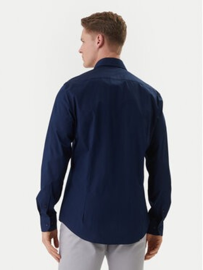 Tommy Hilfiger Koszula MW0MW38347 Granatowy Slim Fit