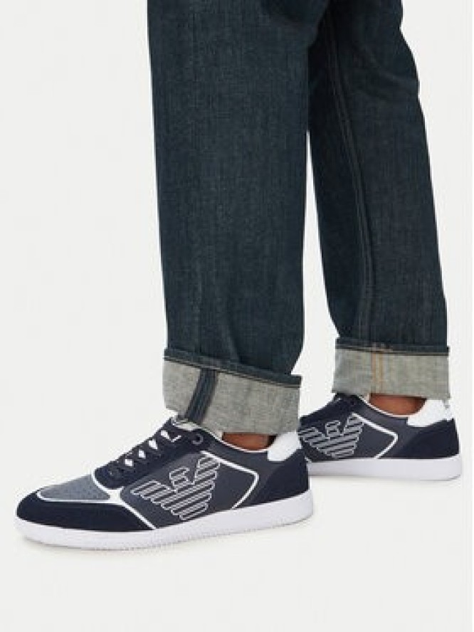 EA7 Emporio Armani Sneakersy 7X000405 AF19826 MZ069 Granatowy