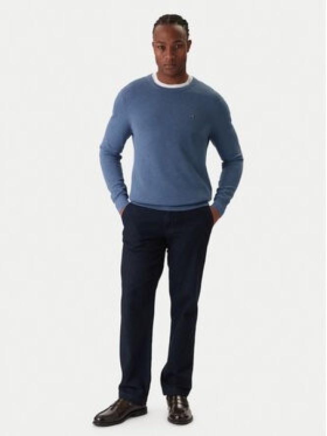 Tommy Hilfiger Sweter Essential MW0MW36347 Niebieski Regular Fit