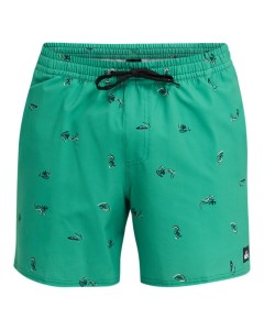 Szorty kąpielowe dla Mężczyzn STRETCH PRINTED VOLLEY 16" Zielony