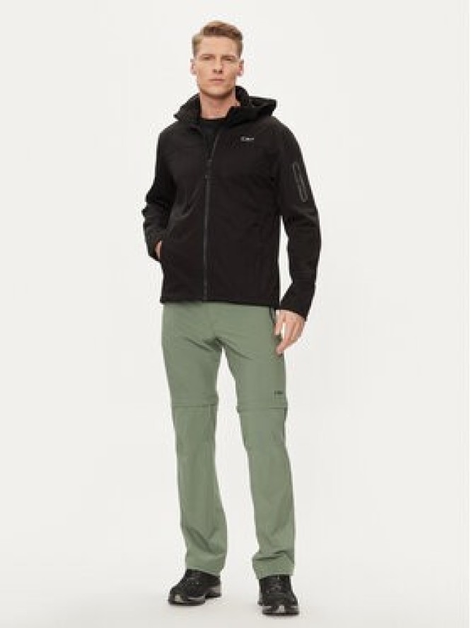 CMP Kurtka przeciwdeszczowa 39A5027 Czarny Regular Fit