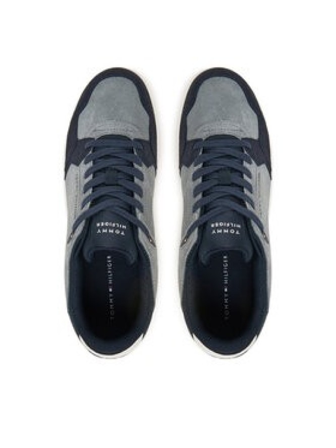 Tommy Hilfiger Sneakersy Basket Core Lite Suede FM0FM05519 Szary