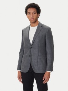 BOSS Marynarka BOSS-50551560 Szary Regular Fit