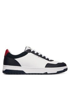 Tommy Hilfiger Sneakersy Basket Core Lite Lth Block FM0FM05713 Biały