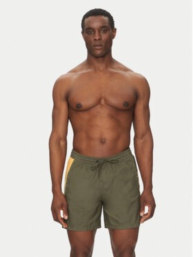 Quiksilver Szorty materiałowe EQYJV04136 Zielony Regular Fit