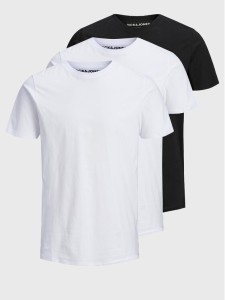 Jack & Jones Komplet 3 t-shirtów Organic Basic 12191759 Kolorowy Regular Fit