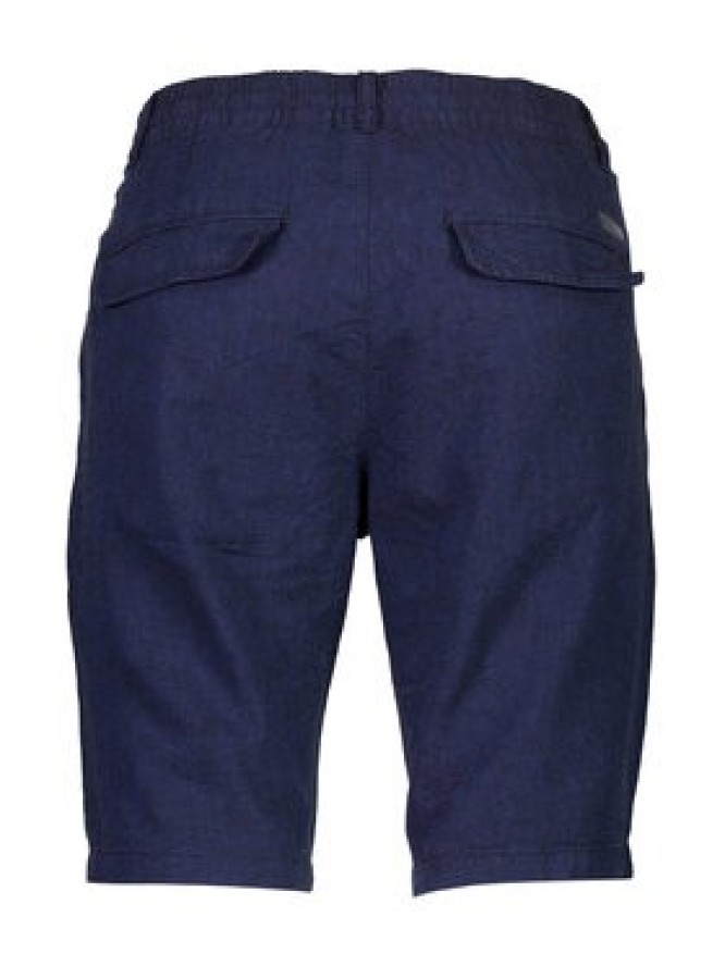 Lindbergh Szorty materiałowe 30-508003 Granatowy Relaxed Fit