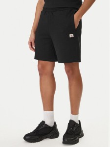 Calvin Klein Jeans Szorty sportowe Badge LV04RF282G Czarny Regular Fit