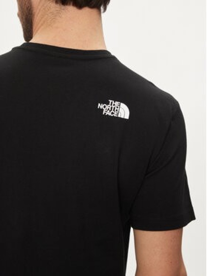 The North Face T-Shirt Woodcut Dome NF0A87NX Czarny Regular Fit