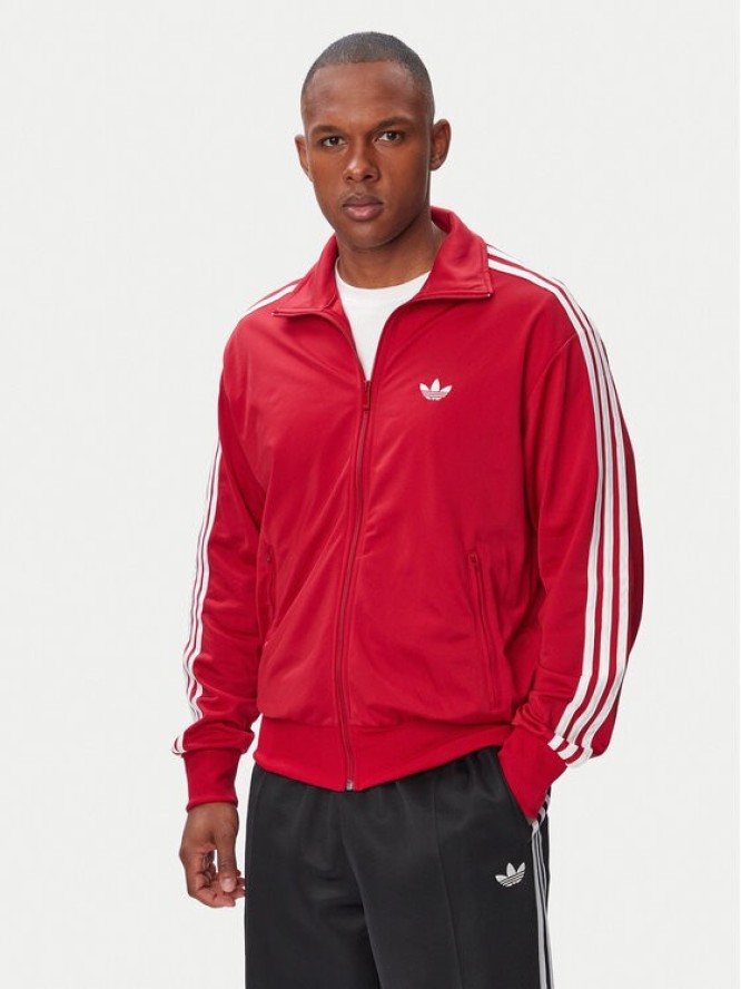 adidas Bluza Firebird KW0116 Czerwony Regular Fit
