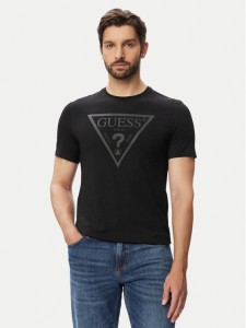 Guess T-Shirt M6YI71 K3745 Czarny Slim Fit
